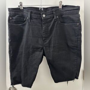 Levi’s cutoff 511 Black Denim Shorts Jorts